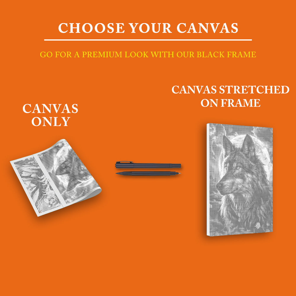 The King of Wolves - Dot Painting