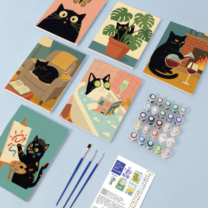 Leisurely Black Cat