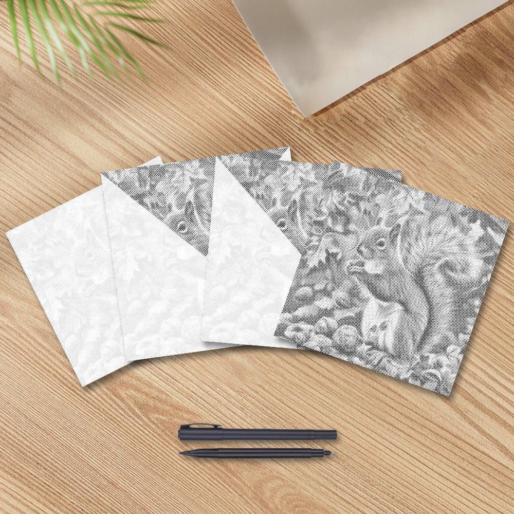 Squirrel In Autumn Leaves - Dot Painting