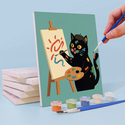 Leisurely Black Cat