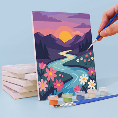 Mountains and Blooms