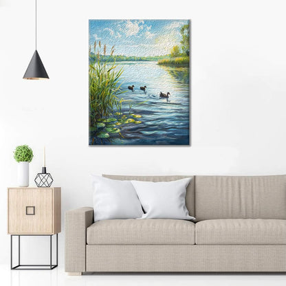Teal - Paint by Numbers