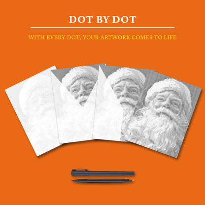 The Kind Santa Claus - Dot Painting