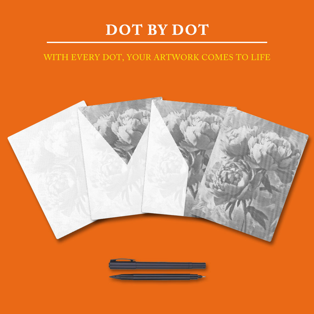 Pink Peony - Dot Painting