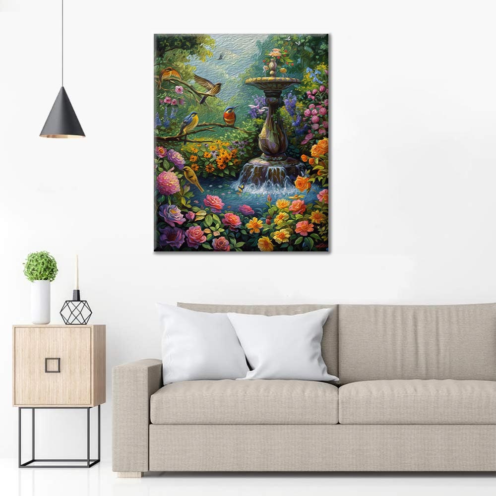 Cheerful Garden - Paint by Numbers