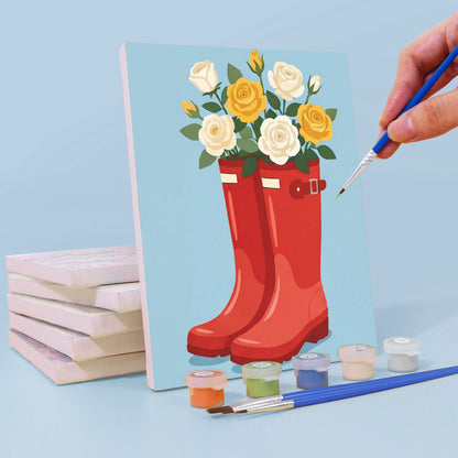 Flowers in Shoes
