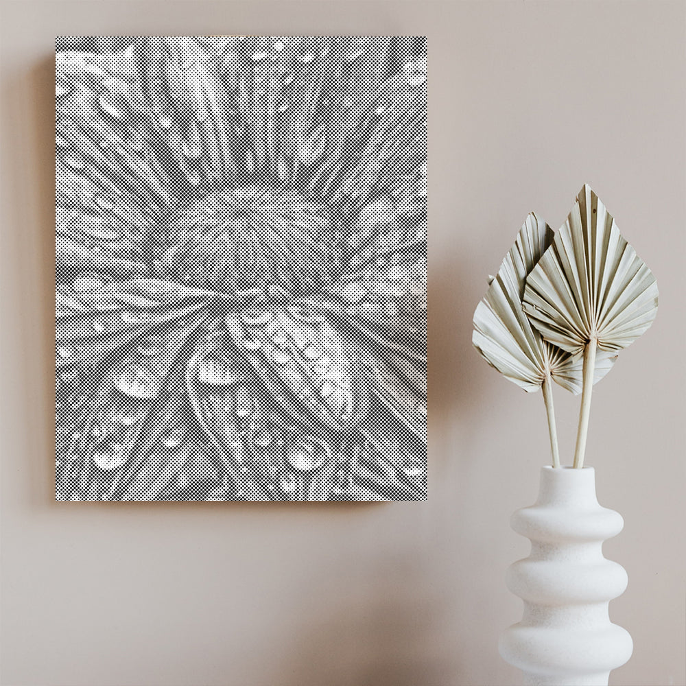 Flower with Raindrops - Dot Painting