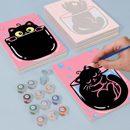 Pink Black Cats