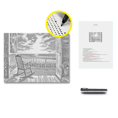 Seaside Rest - Dot Painting