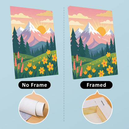 Mountains and Blooms