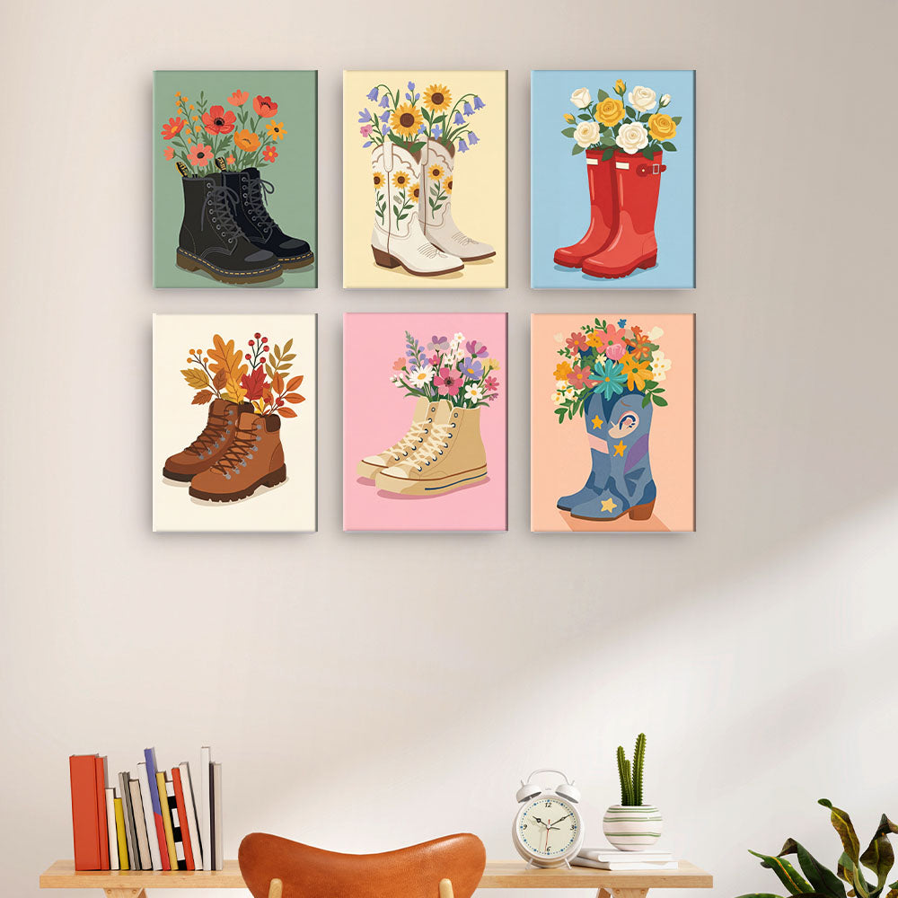 Flowers in Shoes