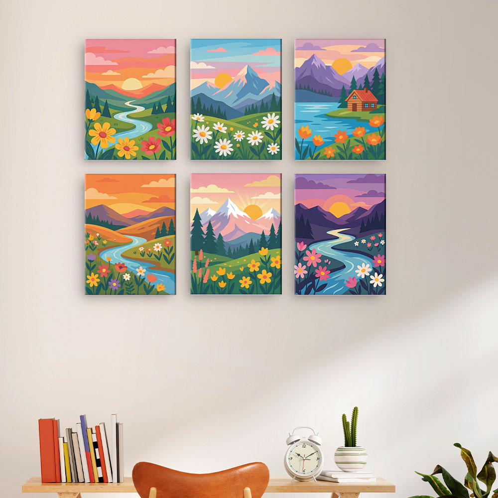 Mountains and Blooms