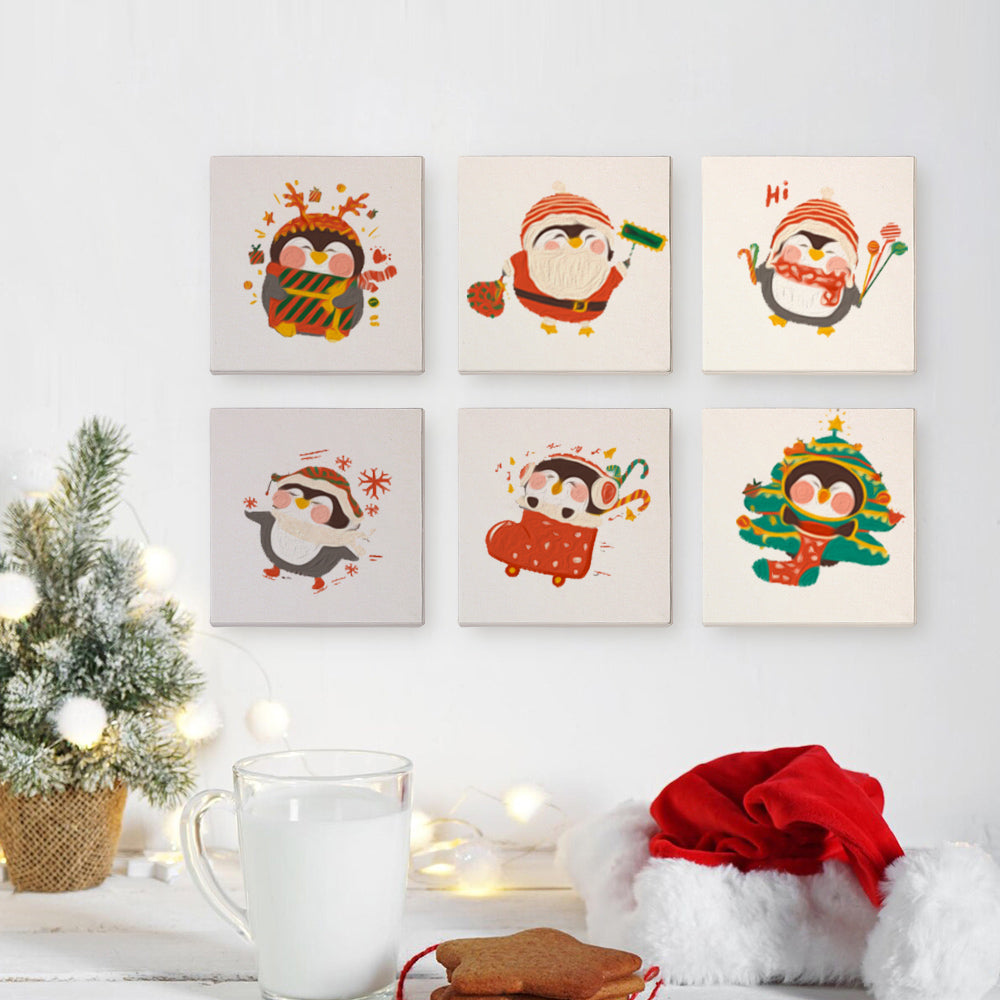 Christmas Penguin (Set of 6)
