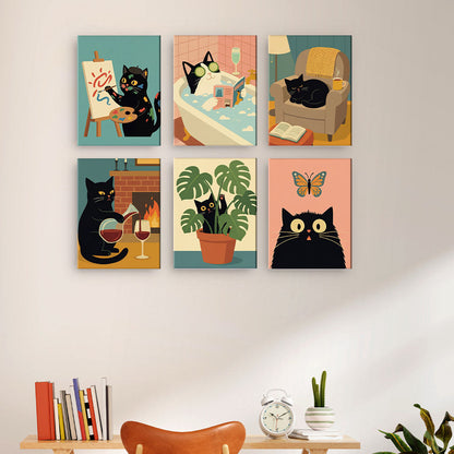 Leisurely Black Cat