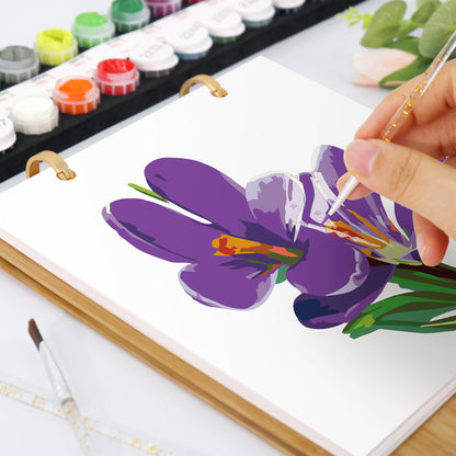 Flowers Edition - 2027 Paint by Numbers Desk Calenda