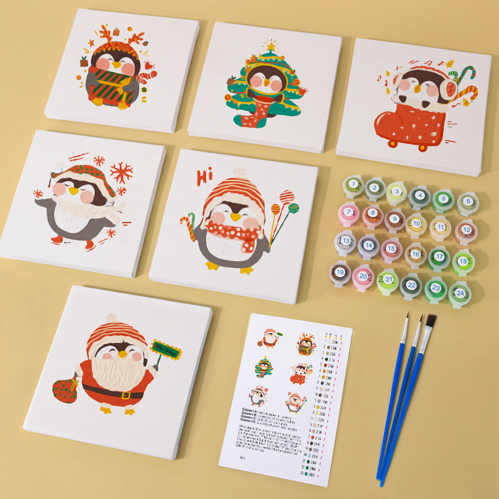 Christmas Penguin (Set of 6)