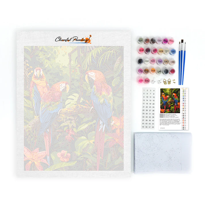 Macaw - Paint by Numbers