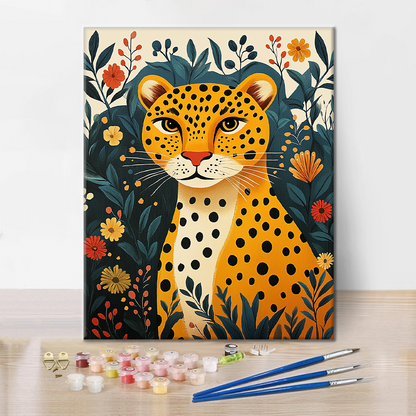 Jungle Leopard - Paint by Numbers