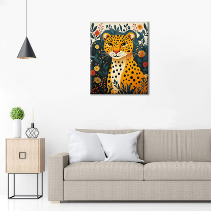 Jungle Leopard - Paint by Numbers