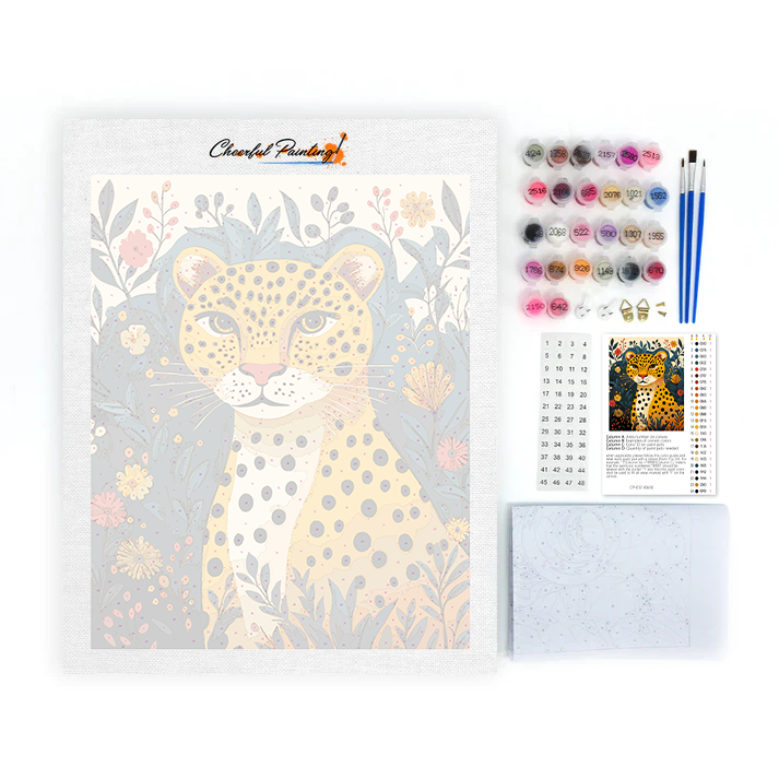 Jungle Leopard - Paint by Numbers