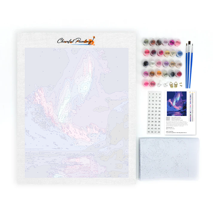 Psychedelic Aurora - Paint by Numbers