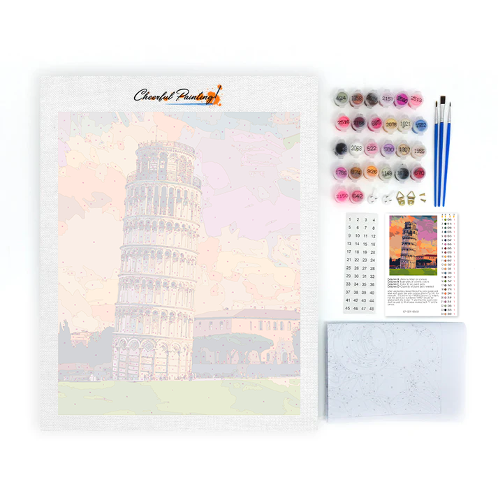 Torre di Pisa - Paint by Numbers