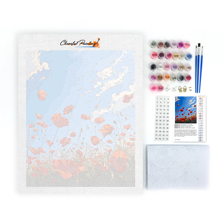 Growing Towards the Sun - Paint by Numbers