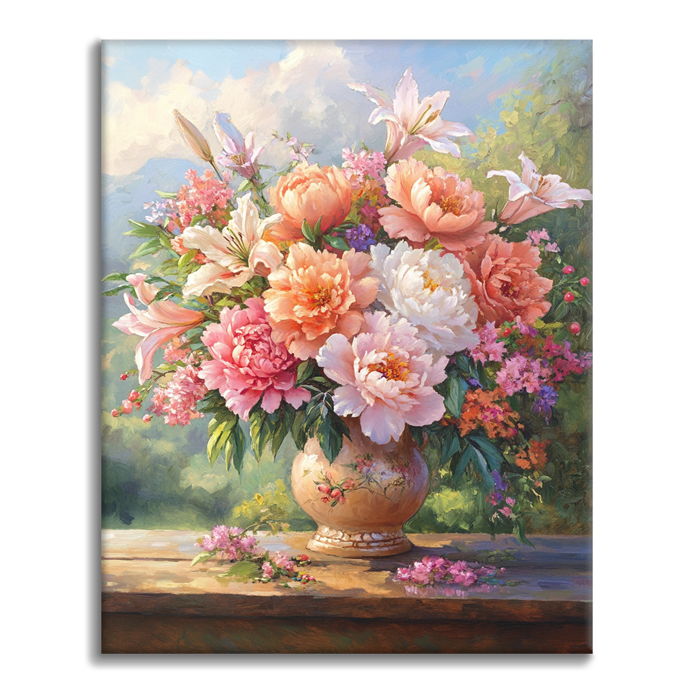 Timeless Bloom - Paint by Numbers