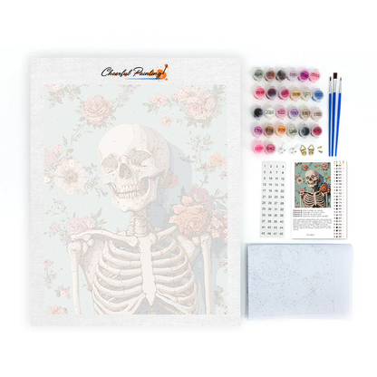 Smiling Skull - Paint by Numbers