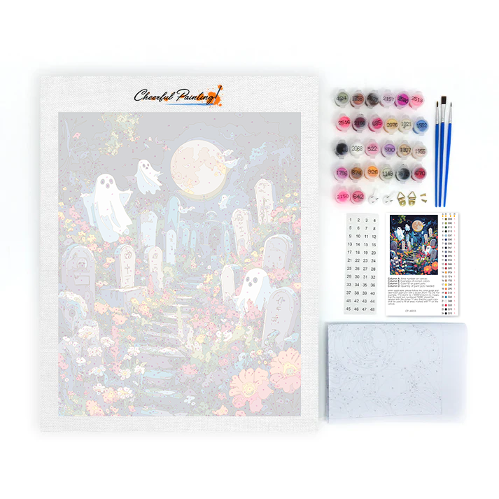 Ghost Garden - Paint by Numbers
