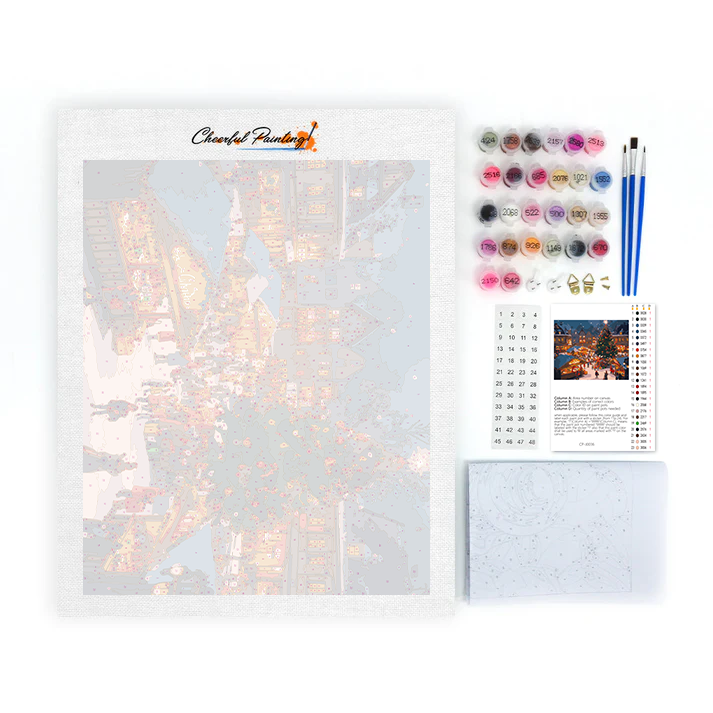 Christmas Town - Paint by Numbers