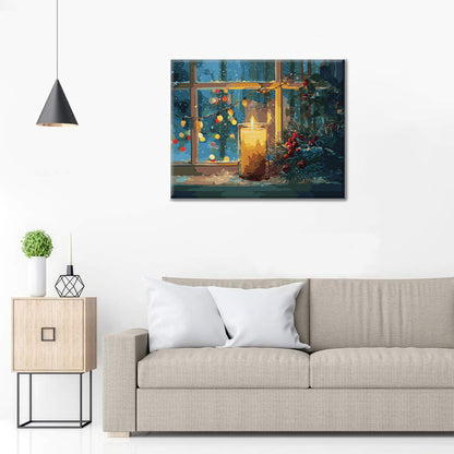 Christmas candlelight - Paint by Numbers