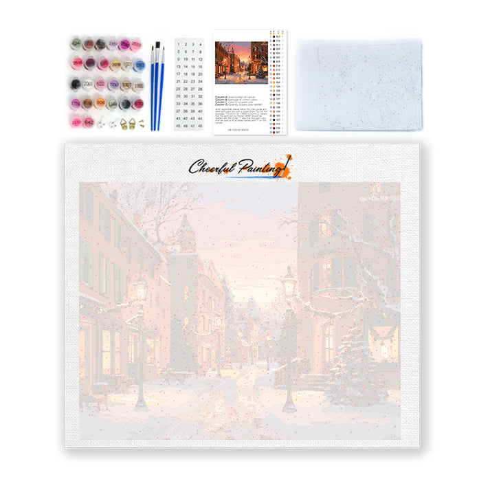 Christmas Street - Paint by Numbers