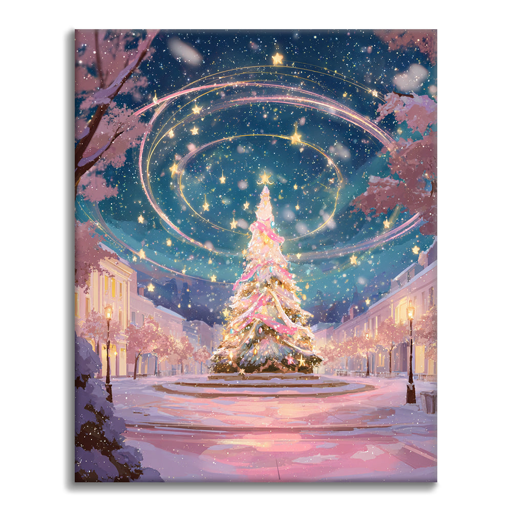 Magic Christmas Tree - Paint by Numbers
