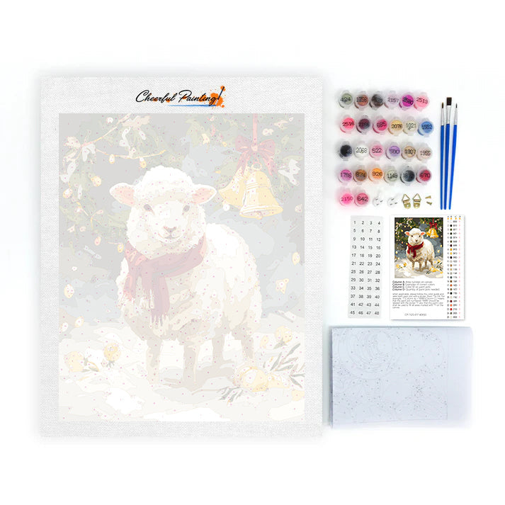 Winter Lamb - Paint by Numbers