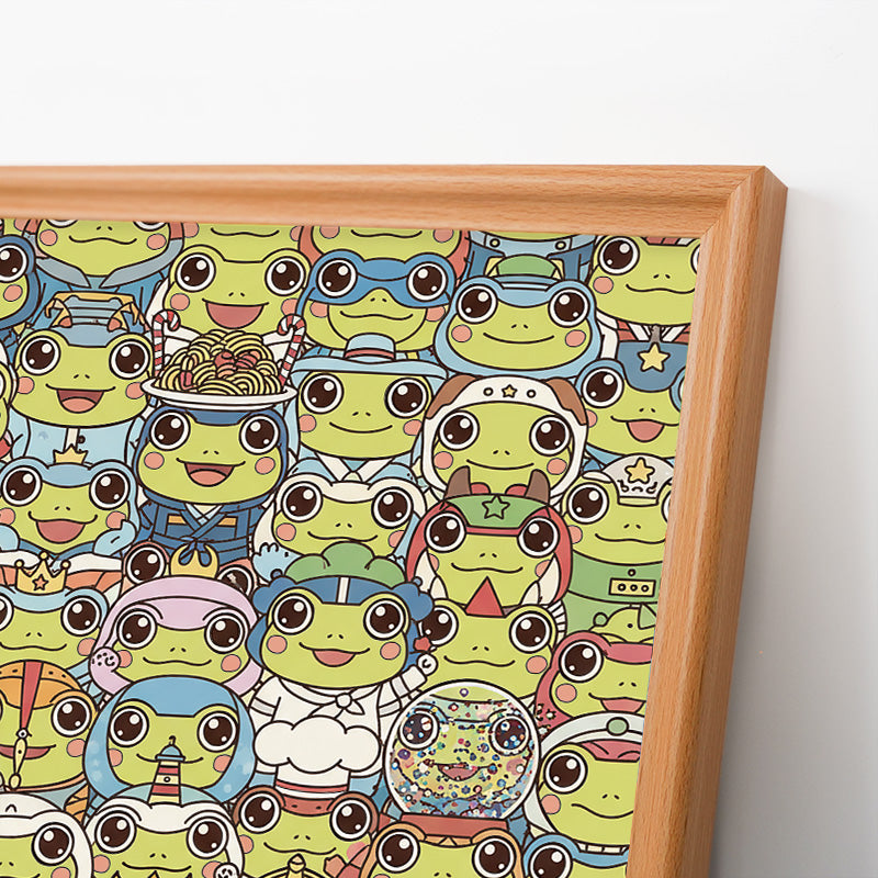 Frog - Wooden Coloring Puzzle