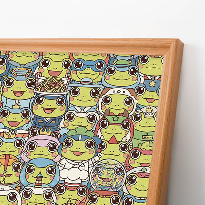 Frog - Wooden Coloring Puzzle