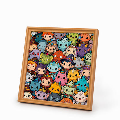 Monster Mash - Wooden Coloring Puzzle