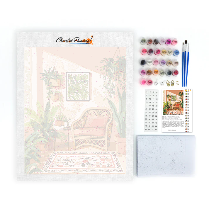 Botanical Nook - Paint by Numbers