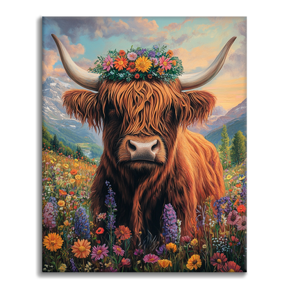 Highland cow - Paint by Numbers