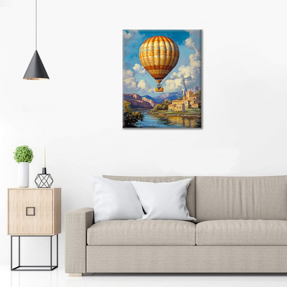 Hot Air Balloon - Paint by Numbers
