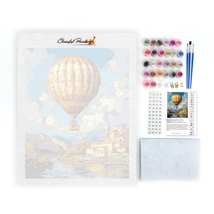 Hot Air Balloon - Paint by Numbers