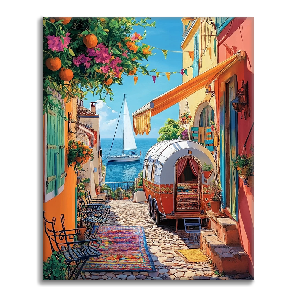 Seaside - Paint by Numbers