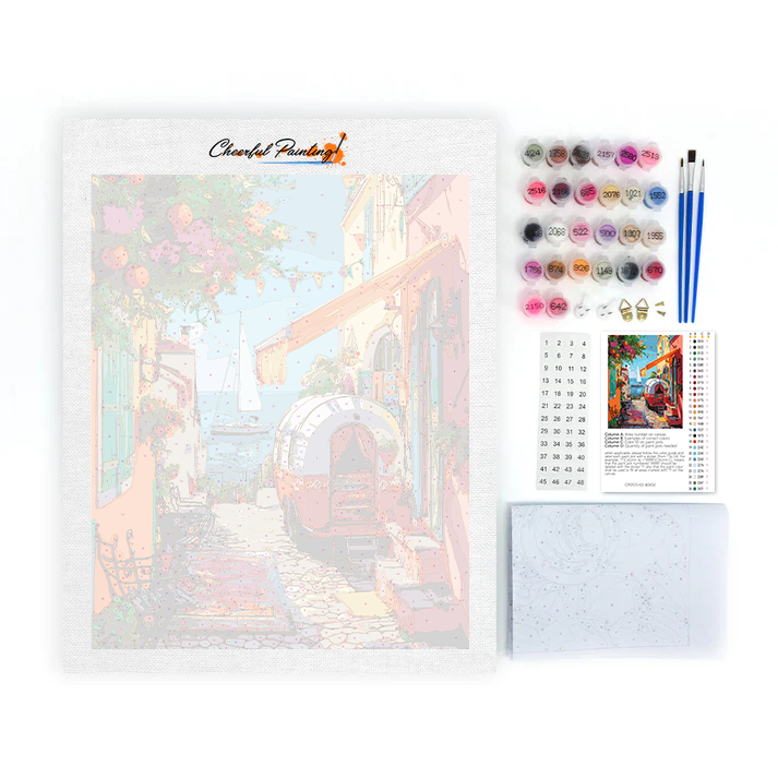 Seaside - Paint by Numbers
