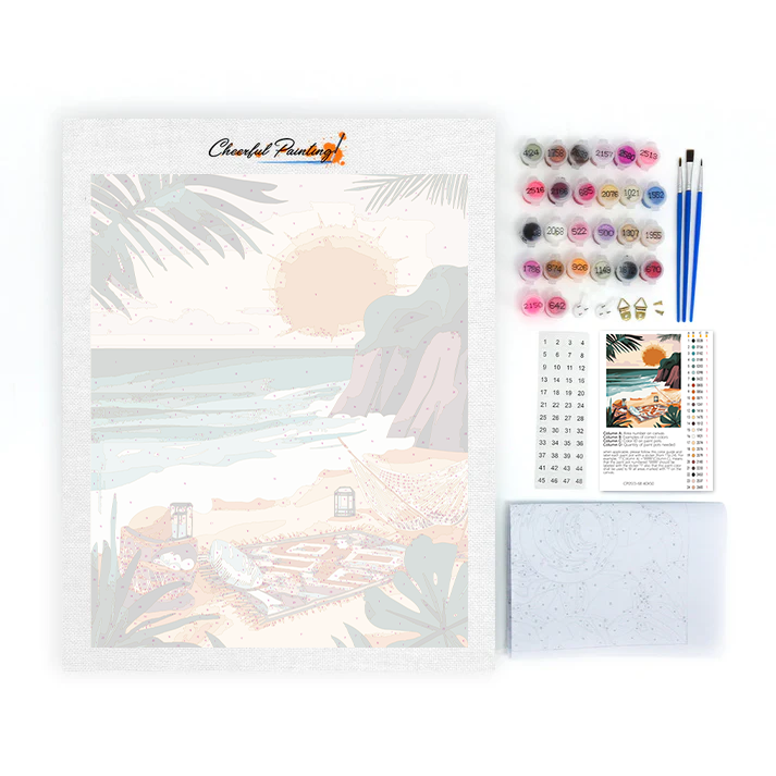 Spiaggia Segreta - Paint by Numbers