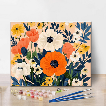 Tangerine Garden - Paint by Numbers