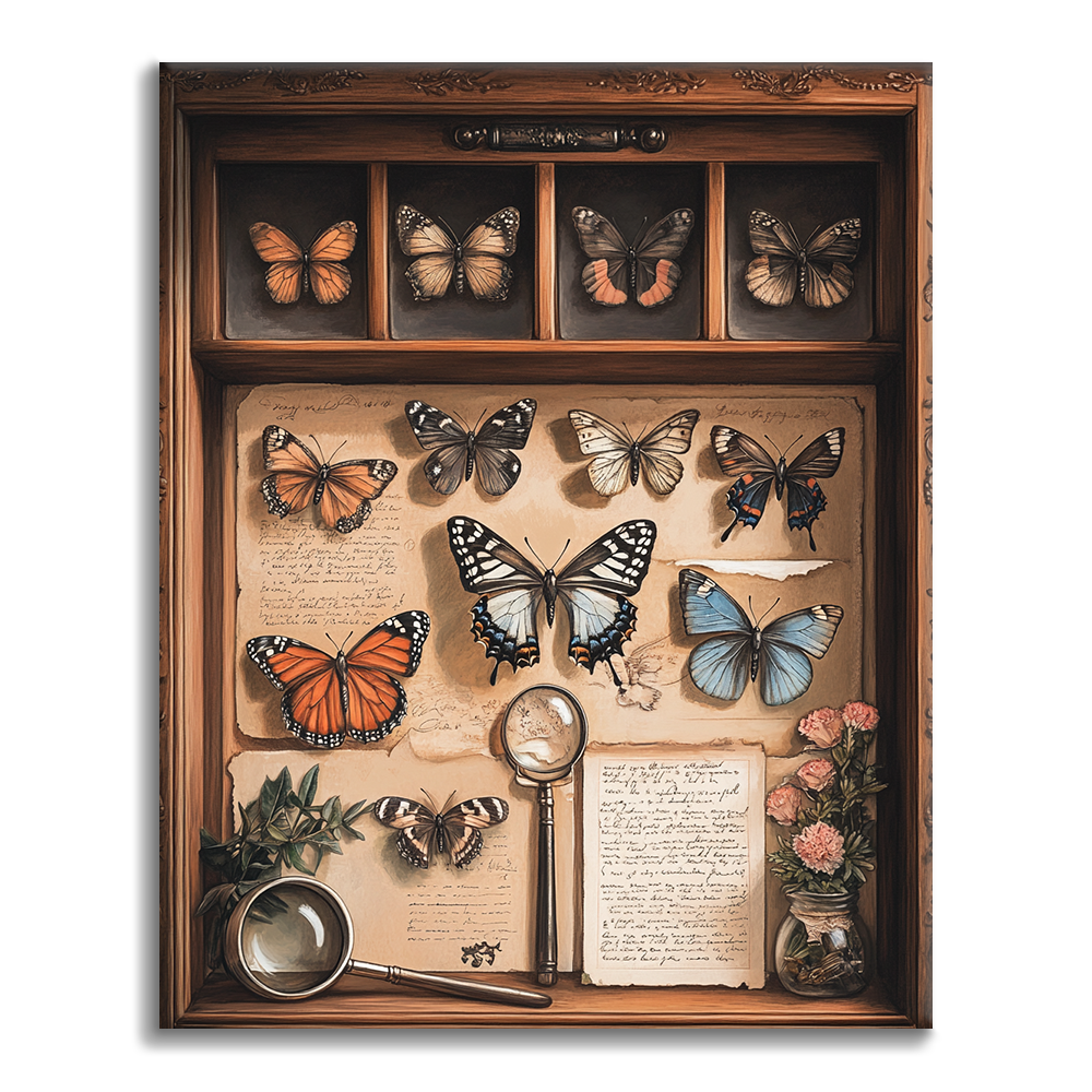 The Butterfly Curator - Paint by Numbers