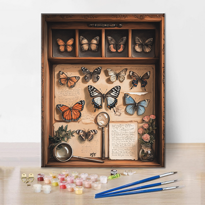 The Butterfly Curator - Paint by Numbers