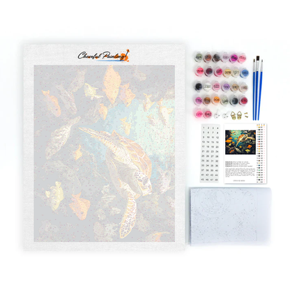 Turtles and Fish - Paint by Numbers