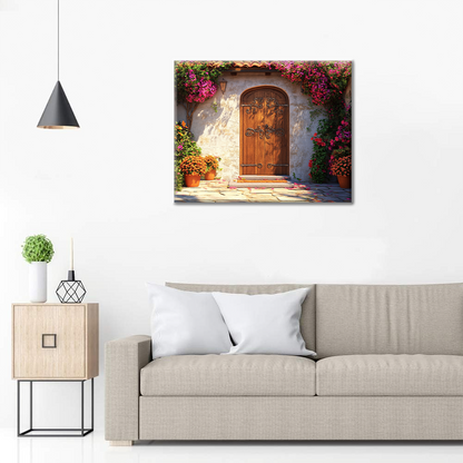 Wooden Door - Paint by Numbers
